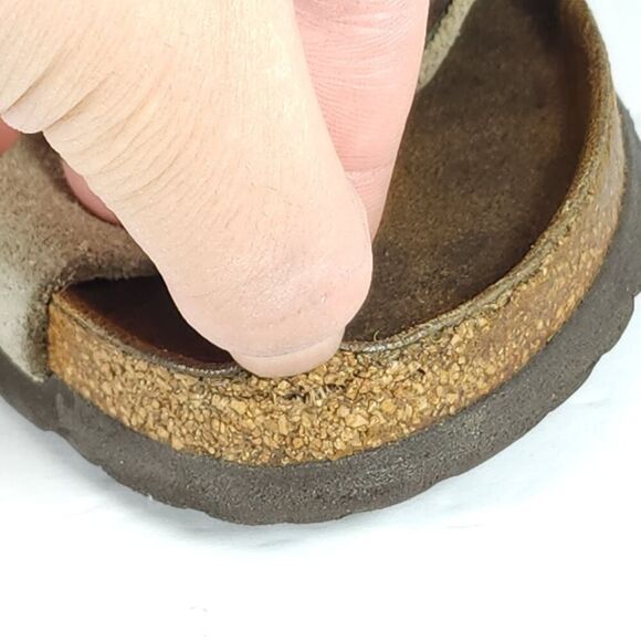 BIRKENSTOCK Women's Arizona US8 EU39 Taupe Suede SoftFB Slide Sandals - Picture 12 of 16